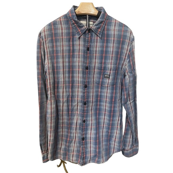 Vintage Denim and Supply By Ralph Lauren Long Sleeves Button Down Size Large #1 - Picture 1 of 2